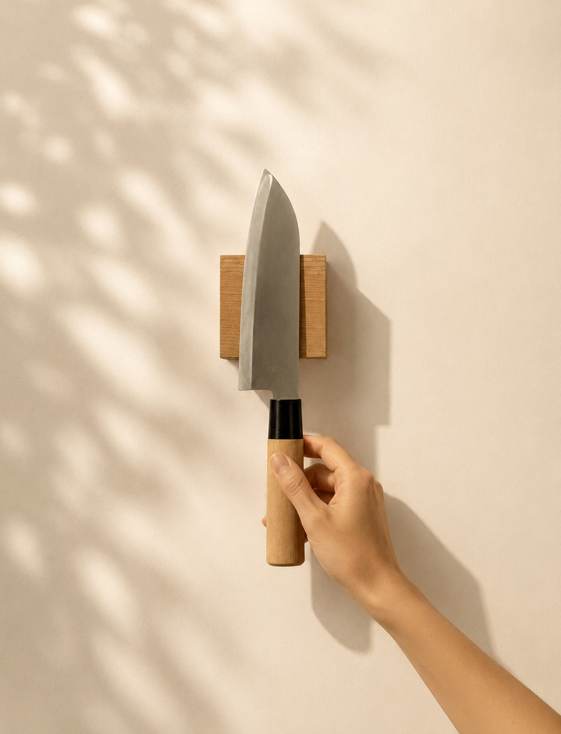 Pixel Knife 01 — Solid Oak